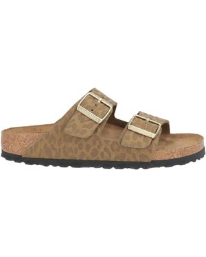 Birkenstock Khaki Sandals Synthetic Material - White