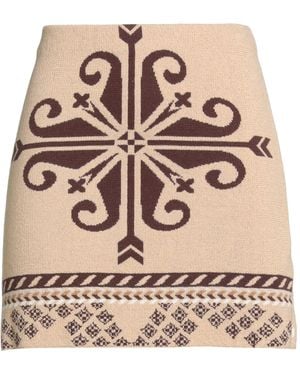Akep Sand Mini Skirt Merino Wool, Acrylic - Natural