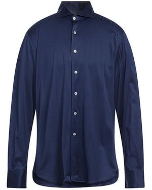 Canali Shirt Cotton - Blue
