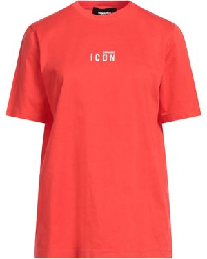 DSquared² T-Shirt Cotton - Red