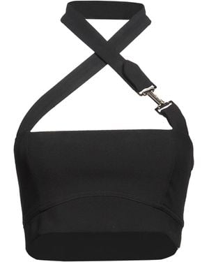 Iceberg Top Polyester, Viscose, Cotton, Elastane, Metal - Black