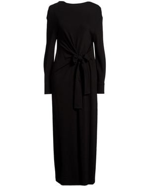 Tela Maxi Dress Wool, Viscose, Polyamide - Black