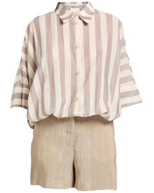 Alysi Playsuit Linen, Viscose, Cotton - Natural