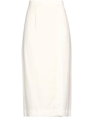 Gentry Portofino Midi Skirt Modal, Polyester - White