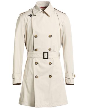 Fay Overcoat & Trench Coat - Natural