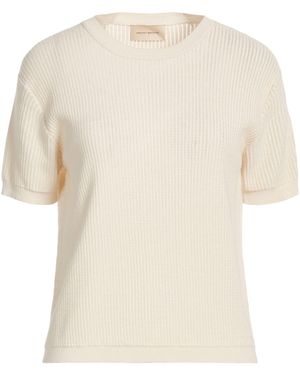 Alexandra Golovanoff Ivory Sweater Cotton, Polyamide - White