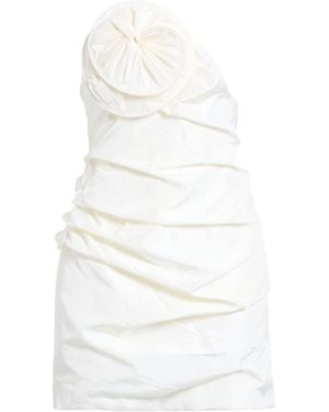 Magda Butrym Mini Dress Silk - White