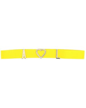 Atos Lombardini Belt Textile Fibers - Yellow