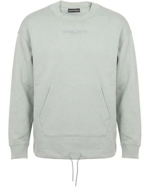Emporio Armani Sweatshirt Polyester, Modal, Elastane - Grey