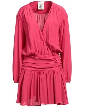 Semicouture Mini Dress Acetate, Silk - Pink