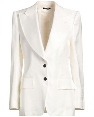 Tom Ford Blazer Viscose - White