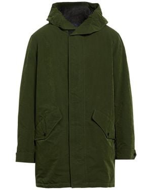 Paul & Shark Military Coat Polyester, Nylon - Green