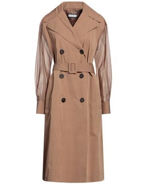 Peserico Overcoat & Trench Coat - Brown