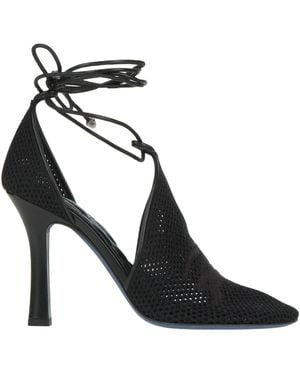 Burberry Pumps Textile Fibers, Leather - Black