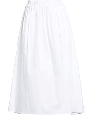 Gran Sasso Midi Skirts - White