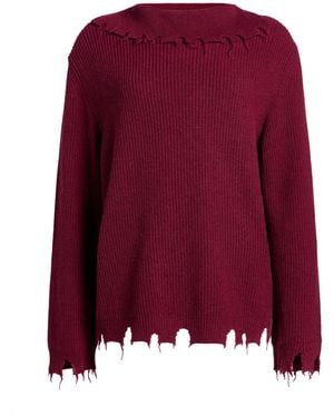 ViCOLO Sweater Viscose, Polyamide, Wool, Cashmere - Red