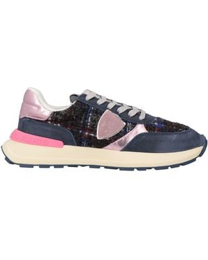 Philippe Model Sneakers Leather, Textile Fibers - Blue