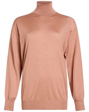 Tom Ford Turtleneck Cashmere, Silk - Pink
