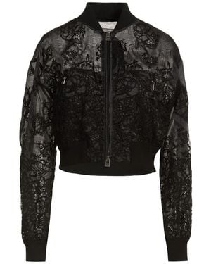 Ermanno Scervino Jacket Cotton, Polyester - Black
