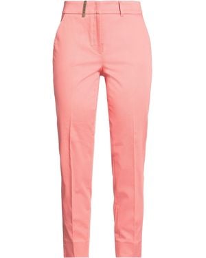 Peserico Pants Cotton, Elastane - Pink