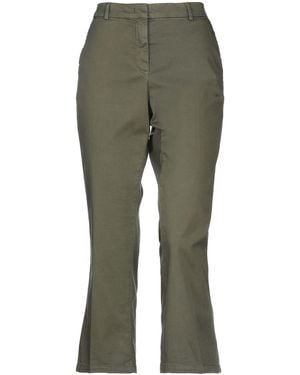 19.70 Nineteen Seventy Pants Cotton, Elastane - Green
