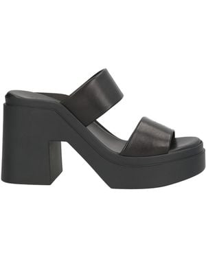 Robert Clergerie Sandals Leather - Black