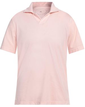 Fedeli Light Polo Shirt Organic Cotton - Pink