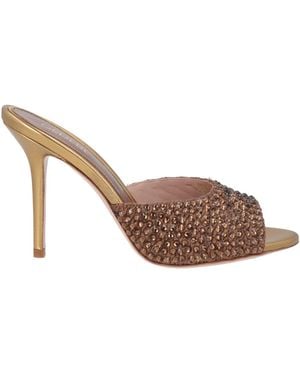 Gedebe Sandals Textile Fibers - Brown