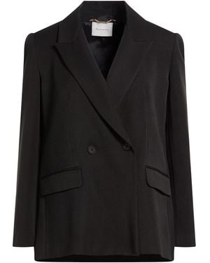 Manila Grace Blazer Polyester, Viscose, Elastane - Black