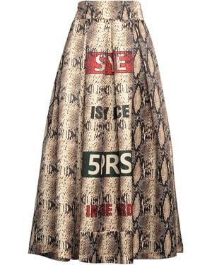 5 PROGRESS Sand Maxi Skirt Polyester - Natural