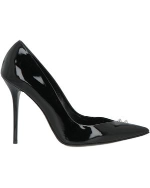 Bruglia Court Shoes Leather - Black