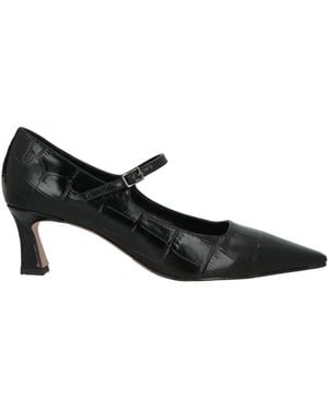 J.A.P. JOSE ANTONIO PEREIRA Court Shoes Leather - Black