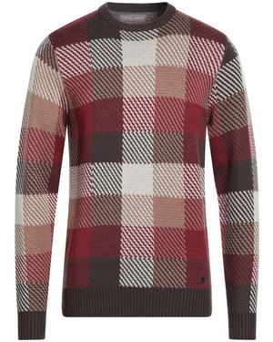 Yes-Zee Urban Sweater Polyester, Acrylic, Nylon, Merino Wool - Red