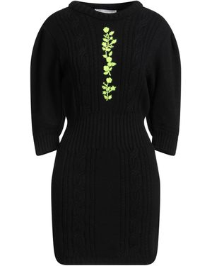 Philosophy Di Lorenzo Serafini Mini Dress Virgin Wool, Polyamide, Elastane - Black