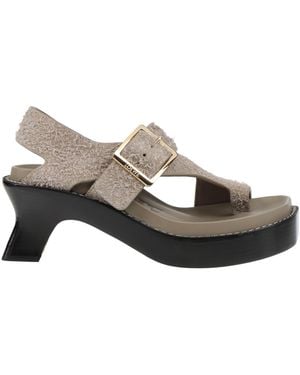 Loewe Sandals Leather - Gray