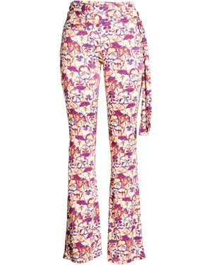 Rabanne Cream Pants Viscose, Elastane - Red