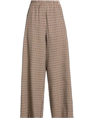 Weekend by Maxmara Pants Virgin Wool, Cotton - Brown