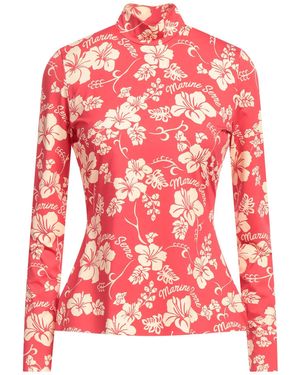 Marine Serre Line T-Shirt Recycled Polyamide, Elastane - Red