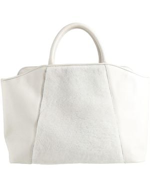 Fabiana Filippi Ivory Handbag Leather, Lambskin, Ecobrass - White