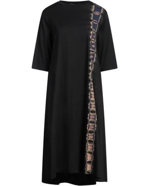 Suzusan Midi-Kleid - Schwarz
