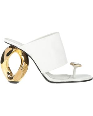 JW Anderson Thong Sandal Lambskin - White