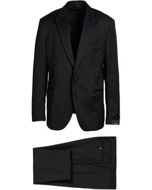 Lardini Suit Wool - Black