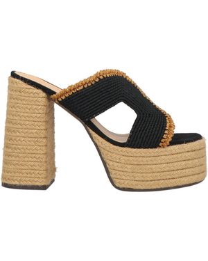 Castañer Espadrilles Textile Fibres - Black