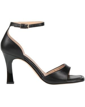 Unisa Sandals Leather - Black