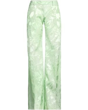 Ermanno Scervino Trousers Viscose, Silk - Green