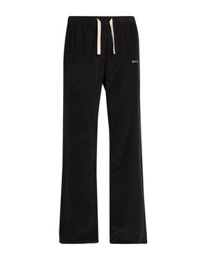 Palm Angels Trousers Cotton - Black