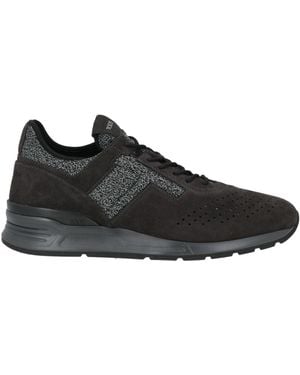 Tod's Sneakers Leather, Textile Fibers - Black