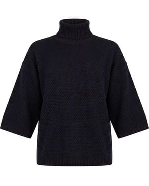 Fabiana Filippi Rollkragenpullover - Blau