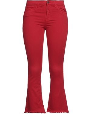Compagnia Italiana Trousers Cotton, Elastane - Red