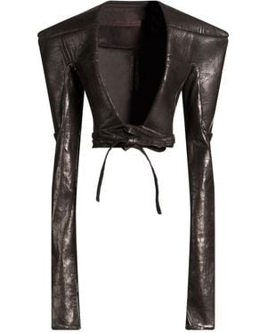 Rick Owens Denim Outerwear Cotton - Black